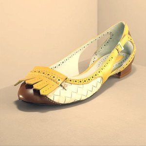 Bottega Veneta Woven Ballerina Slipper sz 38